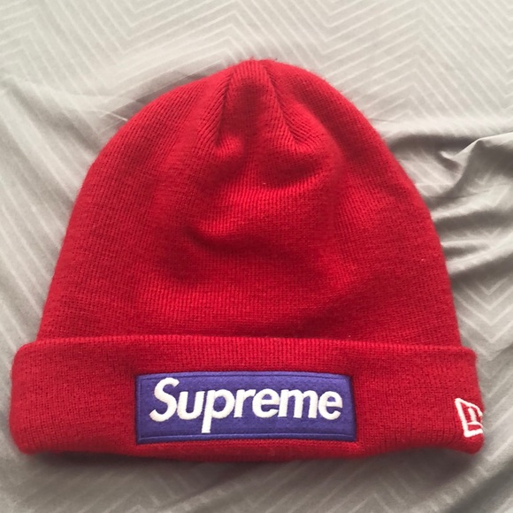 purple on red box logo